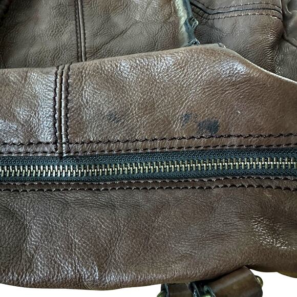 Marc by Marc Jacobs Shoulder Bag Brown Faux Leather Standard Supply 14"x14"x5" - Picture 7 of 12